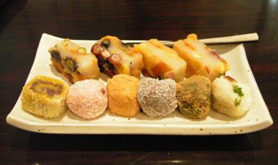 Some delicious and colorful varieties of Korean rice cake 